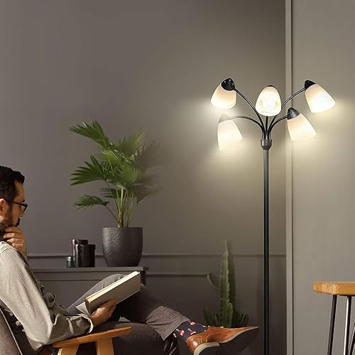 Miniatura 4 de Paquete de 4 pantallas de plástico, 5.7 pulgadas de alto, 4.1 pulgadas de diámetro, ajuste de 1.65 pulgadas, pantalla de plástico de repuesto para