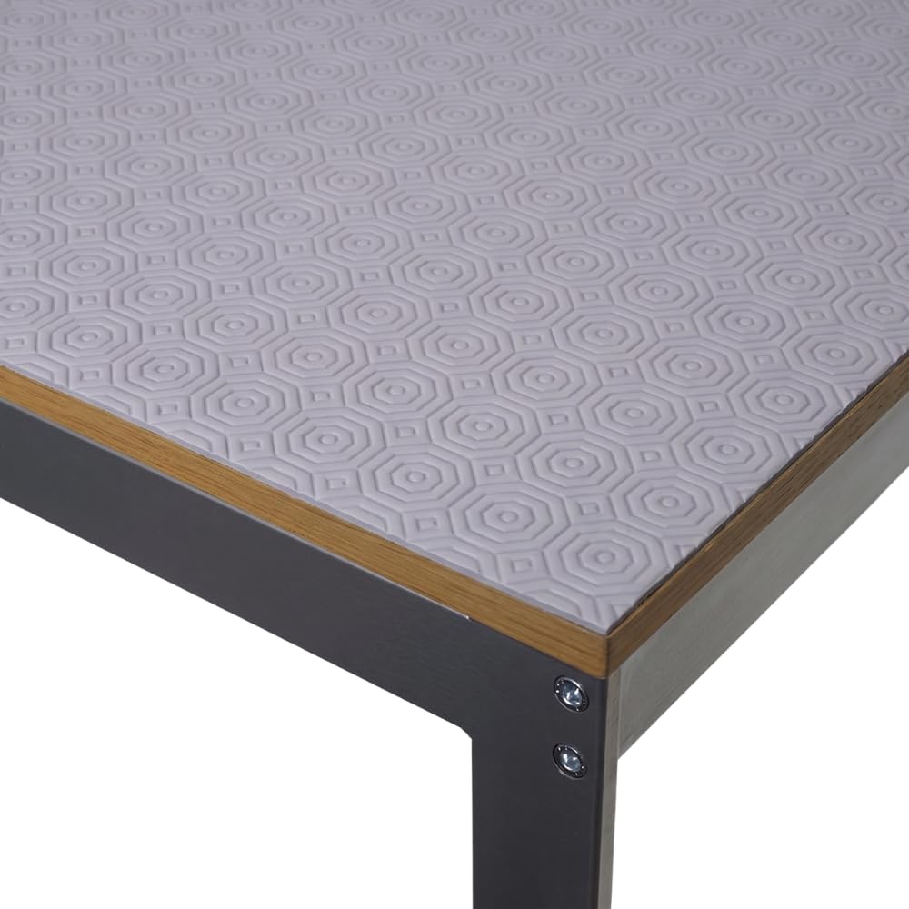 Jolee Tablecloths Grey Luxury Heat Resistant Table Cover Protector Rectangle 110 x 270cm