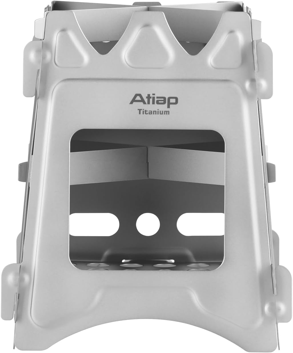 Ultralight Titanium Wood Burning Stove Outdoor Camping Multi-Fuels Alcohol Stove BBQ Stove WS009ST-Ti (Multifunctional Wood Burning Stove)