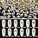 ULGAI Nail Rhinestones Set, AB Crystal Rhinestones for Nails, Flatback Crystals with Mixed Shapes and Sizes for Nail Art Decoration, Clothes, Jewelry (180Pcs AB Crystals + 2000Pcs Rhinestones