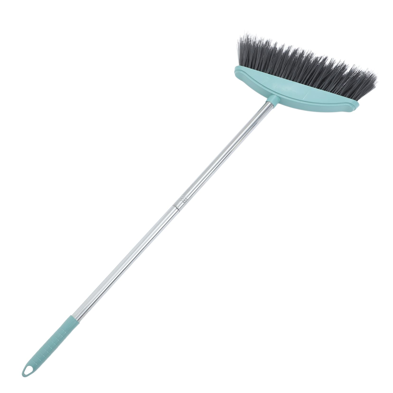 HAWILLOSCH Household Broom with Soft Bristles for Dust and Pet Hair Long Handle Angle Sweep Broom Heavy Duty Indoor Outdoor Cleaning