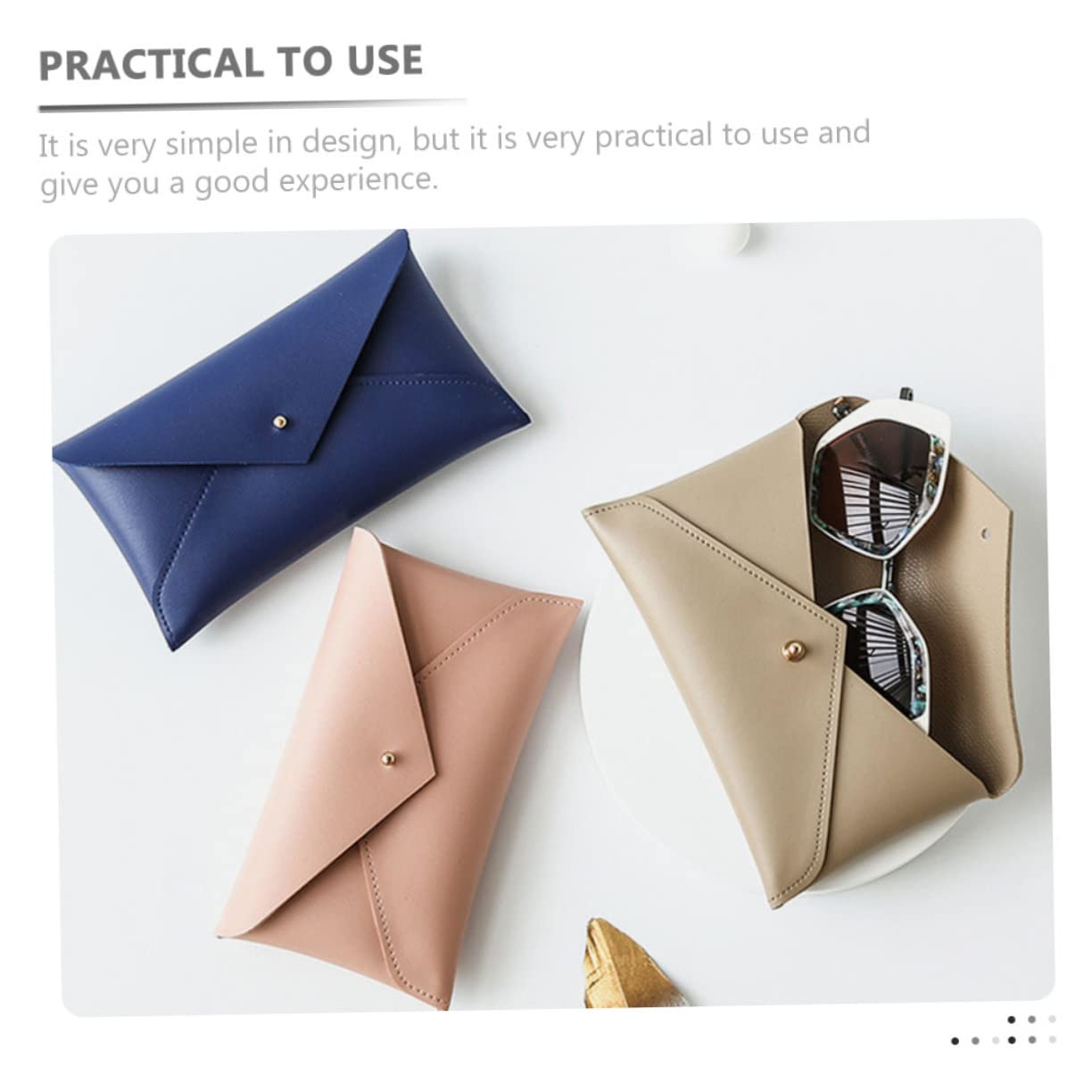 GALPADA 12pezzi Custodia Per Occhiali Portatile Scatola Per Occhiali Sintetica Colori e Pratica Per Sole e Ottici Protezione Da Graffi e Danni