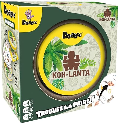 Dobble Asmodee Koh-lanta - Jeux de société - Jeux de Cartes - Jeu...