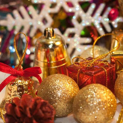 HUATEEN Gold Kordelband,Metallic Geschenkband Schnur 100 m Kordel 1,5 mm Metallic Garn Geschenkkordel Bastelschnur Goldenes Band für DIY Handwerk Weihnachten Dekoration Geschenkverpackung