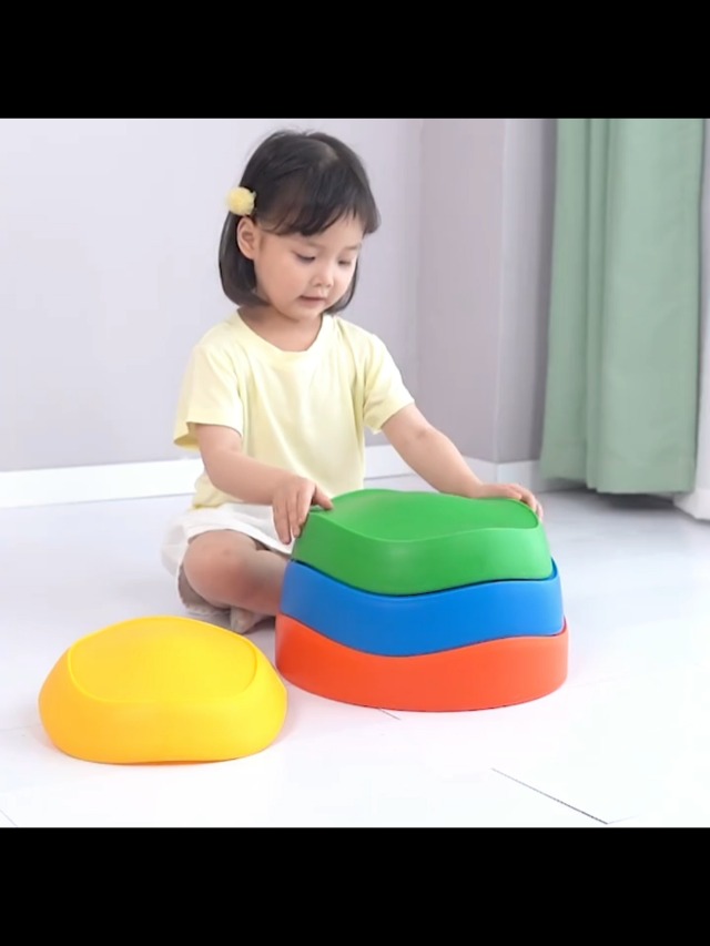 Amazon.co.jp: YYCMEW バランスストーン 平均台 室内 子供用 体幹