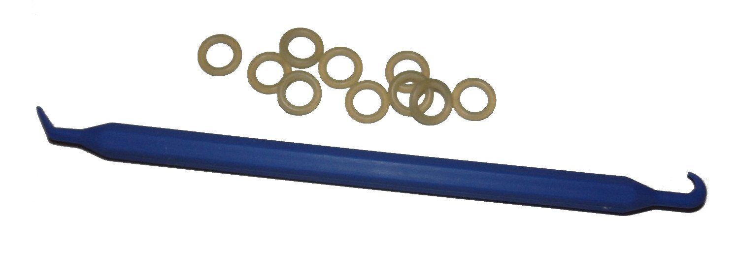 Scuba Standard Low Pressure Hose / 2nd Stage Polyurethane 010 O-Ring (10 pcs) [Bonus O-Ring Pick]