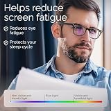 2 Pack Blue Light Blocking Glasses, Computer Reading/Gaming/TV/Phones Glasses for Women Men,Anti Eyestrain & UV Glare (Matte Black+Tortoise)