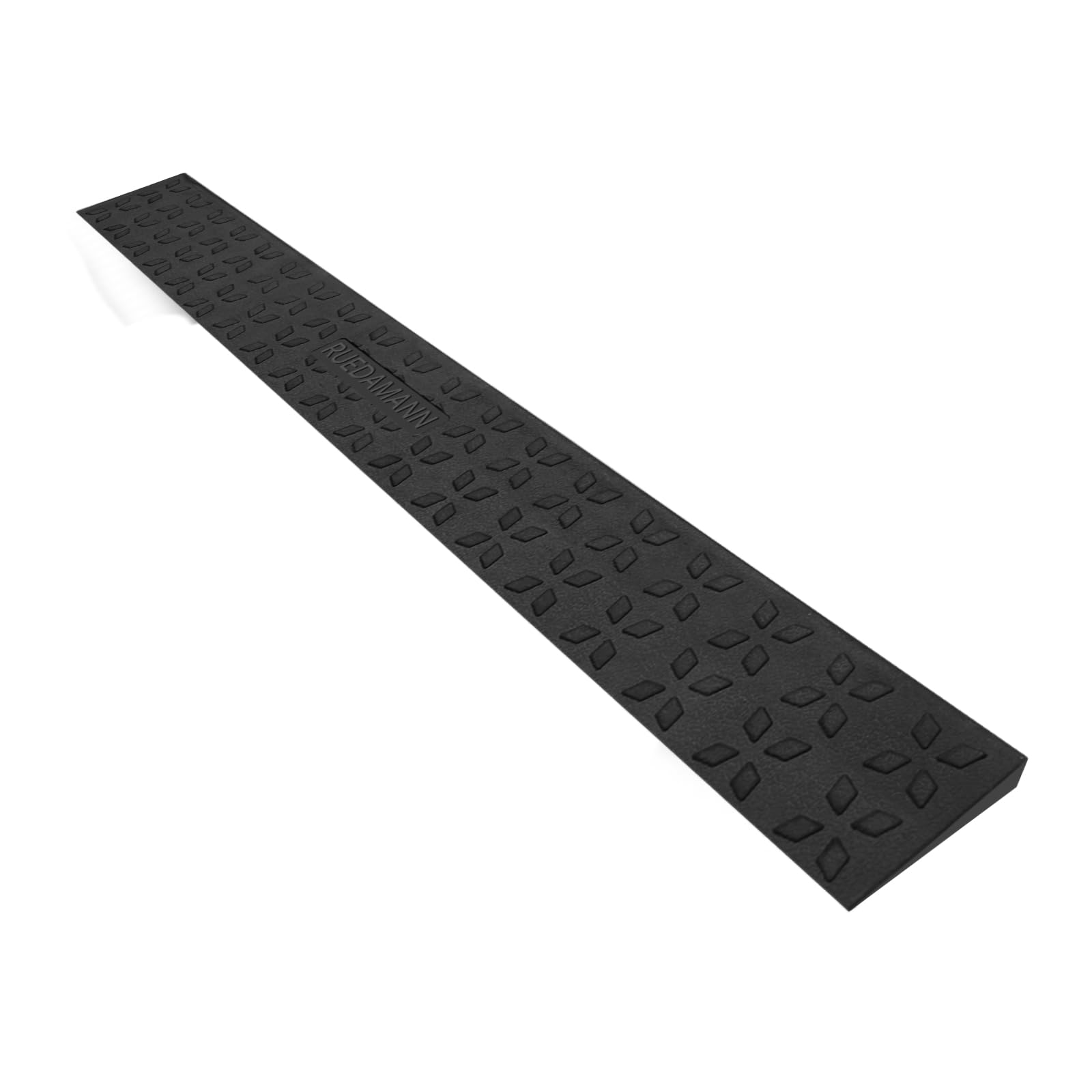 Ruedamann5/8" Rise Rubber Threshold Ramp, 1500 Lbs Capacity Door Ramps for Wheelchairs, Non-Slip Threshold Ramps for Doorways, Curbs, Scooters, Power Chairs, Cuttable