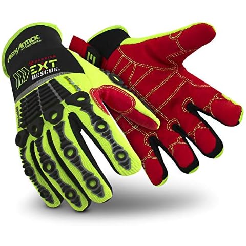 HexArmor Cut-Resistant Impact Protection Waterproof Extrication Gloves | EXT Rescue® 4014 | Medium Cover