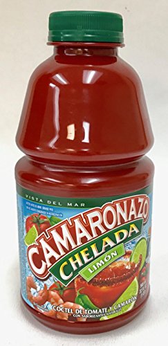 CAMARONAZO CHELADA LIME JUICE COCKTAIL 32 OZ