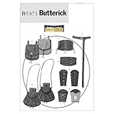 BUTTERICK PATTERNS B5371 Misses'/Men's Wrist Bracers, Corset, Belt and Pouches, Size XM...