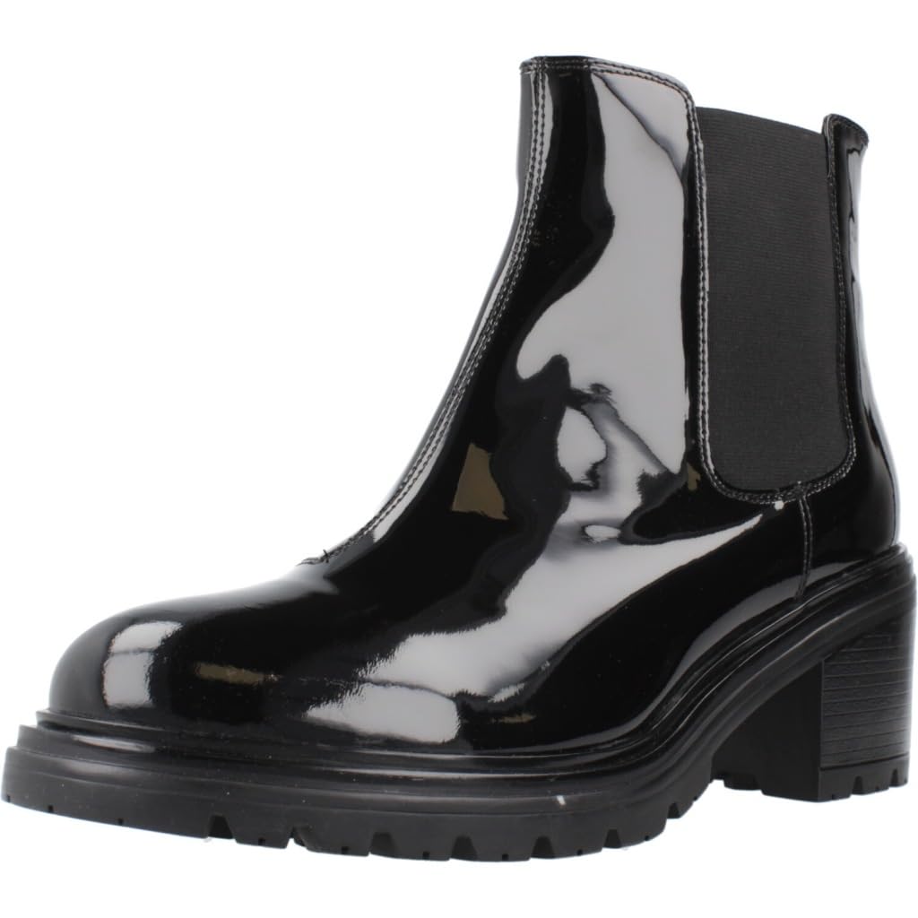 Geox Women's D Damiana F Ankle Boot, Black, 10 UK