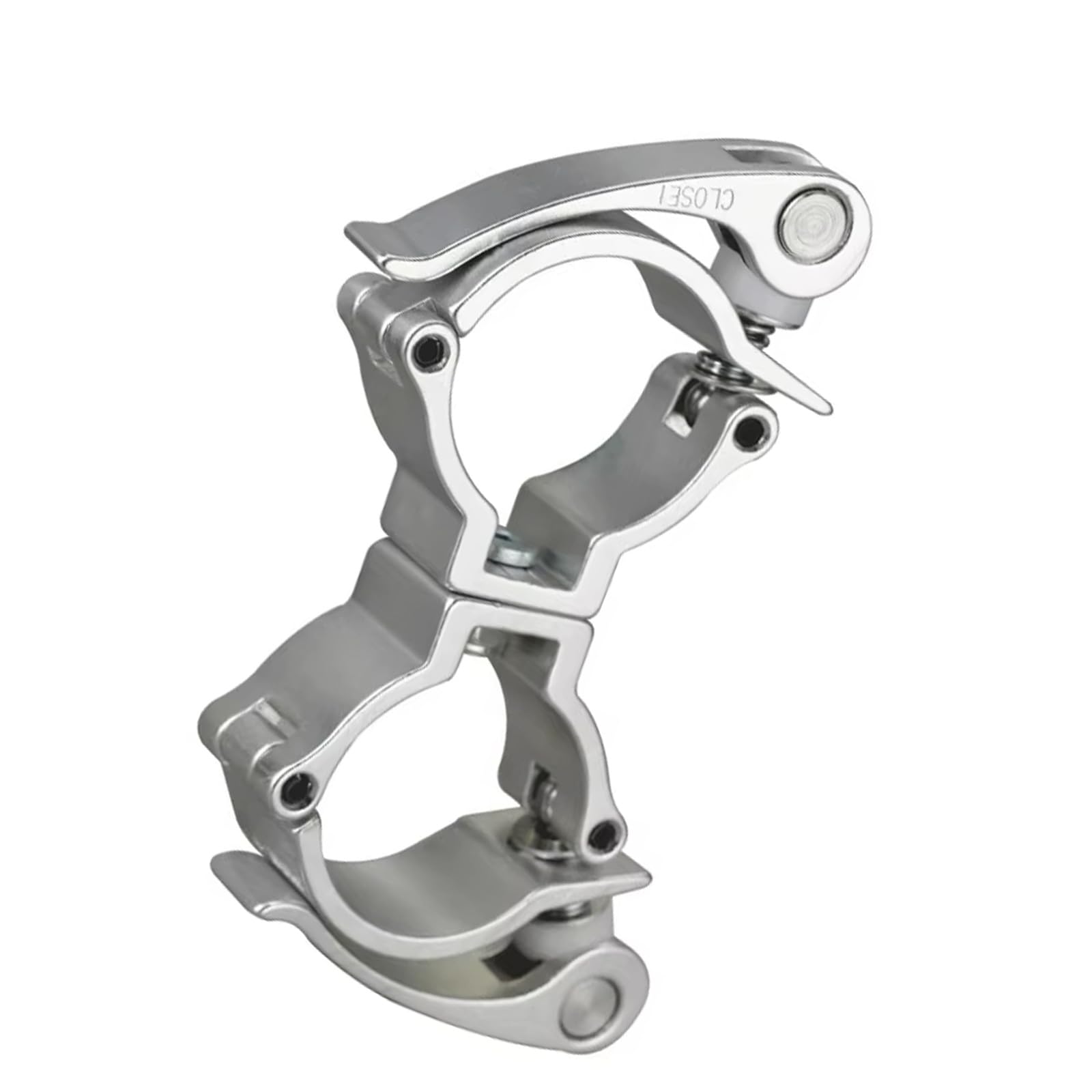 Elnwnnkc B Stage Equipment Clamp Aluminum Alloys Double For Theater Lighting And Event Light Weight Aluminum Alloys Hook Clamps