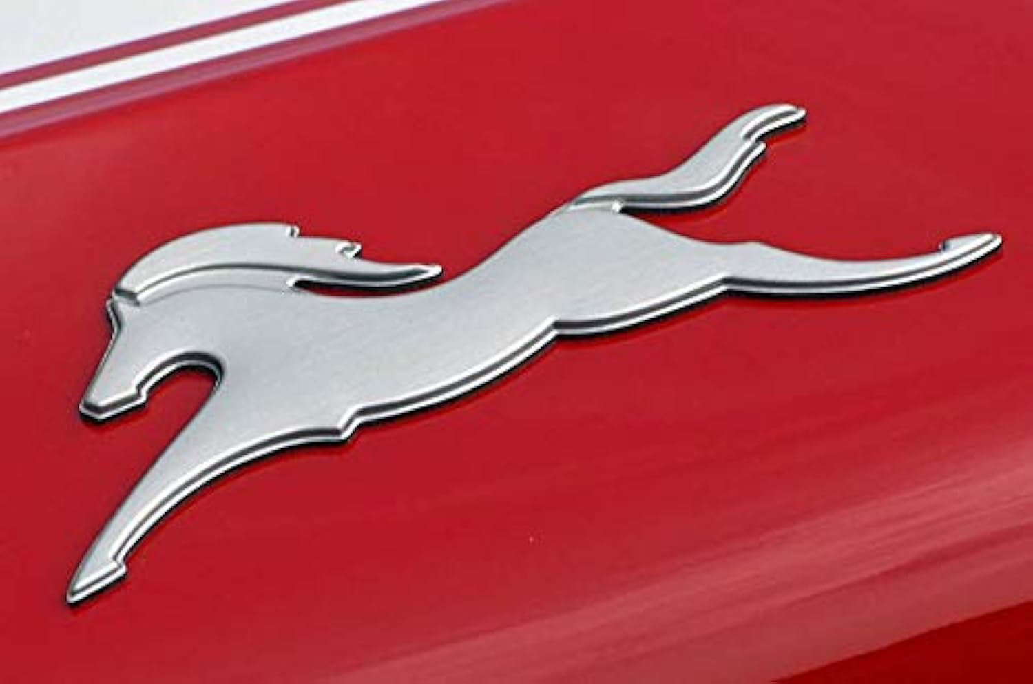 DELHI TRADERSS Apache Horse Bike Logo Model Emblem 3D Chrome Sticker, 2 Pieces (Silver)