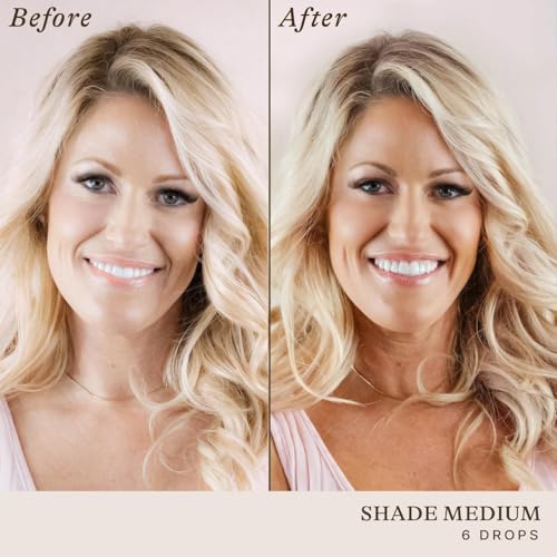 Self Tanning Drops - USA Made with Natural & Organic Ingredients, Medium Face Tanning Drops to Add to Lotion, Moisturizing Bronzing Tanner for Face... - Image 2