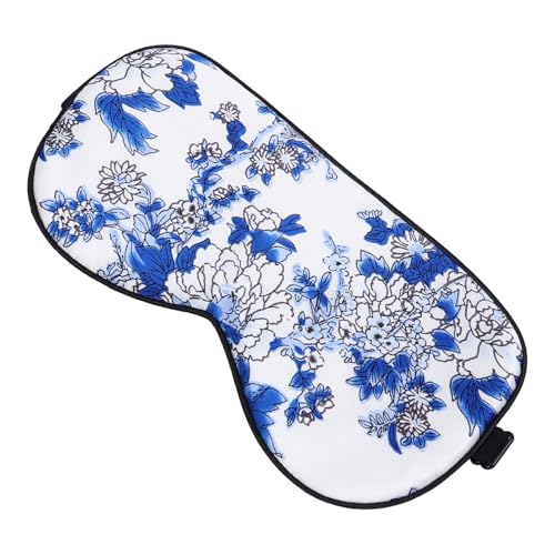 ZUNOXAZ シルク素材プリント入り可能アイマスク 軽量通気性遮光設計 旅行 機内 自宅用快適保護