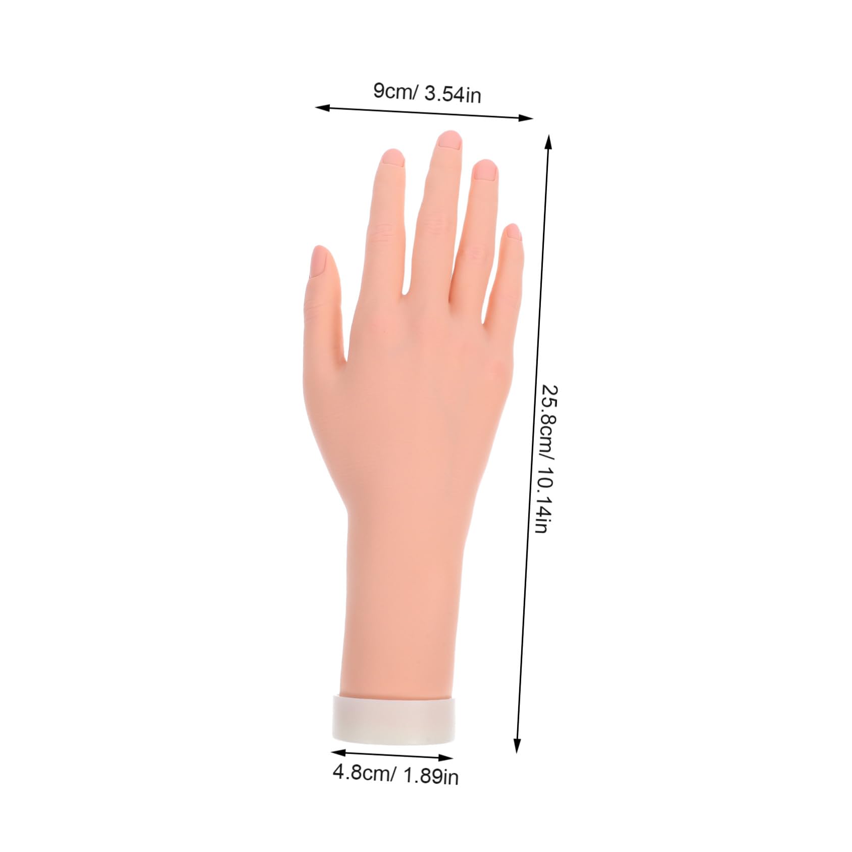 Modello di Mano Simulato Modello di Mano per Schizzi Manichini per Unghie Manichini per Unghie per Halloween Manichino Flessibile Mani in