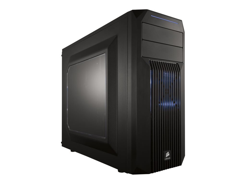 Corsair CC-9011057-WW Carbide Series SPEC-02 Mid-Tower ATX Gaming Computer Case with Blue LED - Black