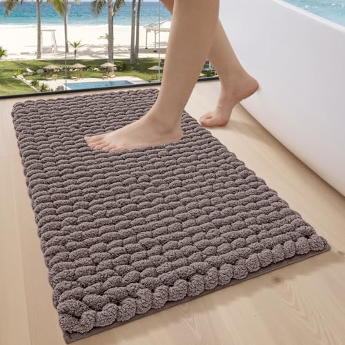 LUMI Luxury Bathroom Rug, Ultra Soft Quick Dry Bath Mat,