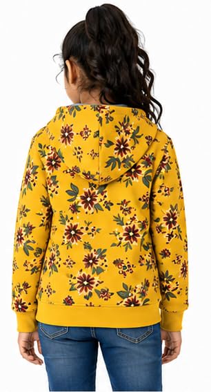 Image of T2F Girls Cotton Hooded Neck Sweatshirt