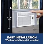 GE Window Air Conditioner Unit, 6,000 BTU for Small Rooms up to 250 sq ft. with Adjustable Fan and Cooling Settings, Perfect for Small Bedroom or Living Room, Easy Install Kit Included, White - Image 3