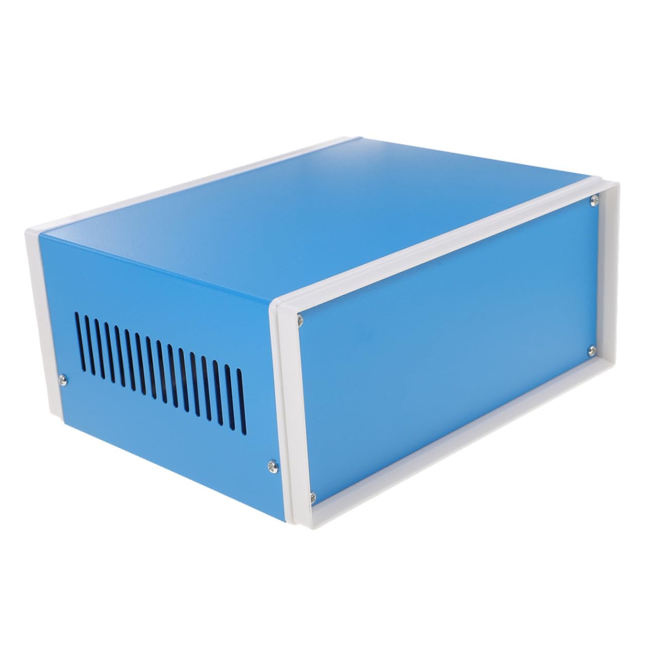 KOMBIUDA Scatola Elettronica in Metallo Contenitore Progetti Elettrici Incassato Custodia per Circuiti e Elettronica con Montaggio Facile e Design Versatile