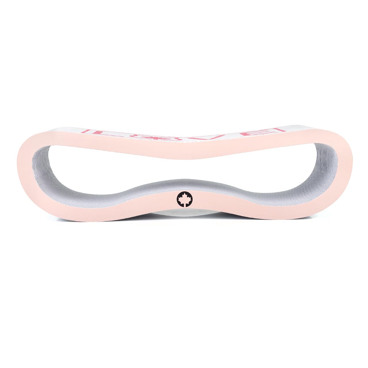 CanadianCat Company | Kratzbrett für Katzen - Orbit 2.0 - rosa - Love Kratzpappe, Kratzwelle, Krallenwetzen