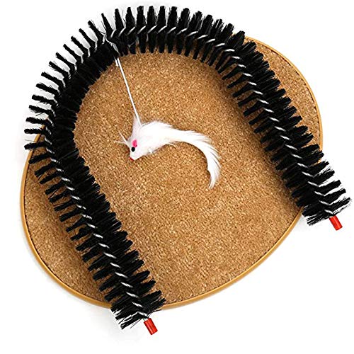 Arc de massage pour chat et brosse de toilettage auto-usage 3 en 1 - 8