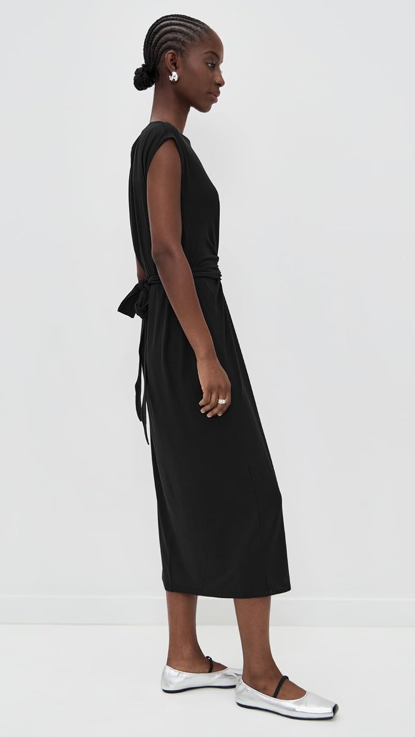 Vince Women's Short Sleeve Wrap Midi Dress - Image 4