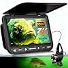 [FishPRO® 2026 Upgrade] NO.1 HD 1080P Underwater Fishing Camera 7'' IPS- w/10,000mAh (Ease To Use) Ice Fishing Camera Underwater, Fish Finder Camera for Ice Lake Boat Fishing w/USB-C, LED+IR, 25m/82ft