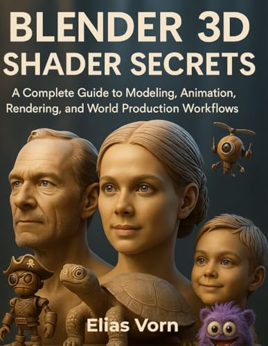  Blender 3D Shader Secrets: A Complete Guide to Modeling, Animation, Rendering, and Real-World Production Workflows
