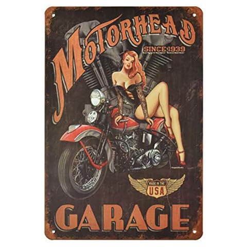 Cartel de la Placa de la Muestra de la Pared de la Lata del Metal del Vintage Cover