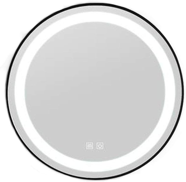 Bathroom Mirror Makeup Mirror Household Makeup Mirror(Size:50cm Color:Gold)