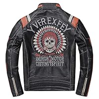 ライダージャケット Amazon | X.N.S(希望)バイク用 レザージャケット防風防寒 秋冬 牛革