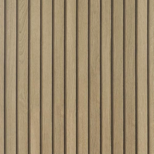 Decotalk Wallpaper 3D Panel Look Brown Wood 40X300cm Wallpaper Wa...