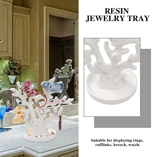 Szyrl Artificial Coral Faux Resin Coral Reef Sculpture Nautical Tabletop Decoration Realistic Faux Branch Coral Sculpture Home Decoration Beach Theme Party Wedding Decor Window Display #TOP2