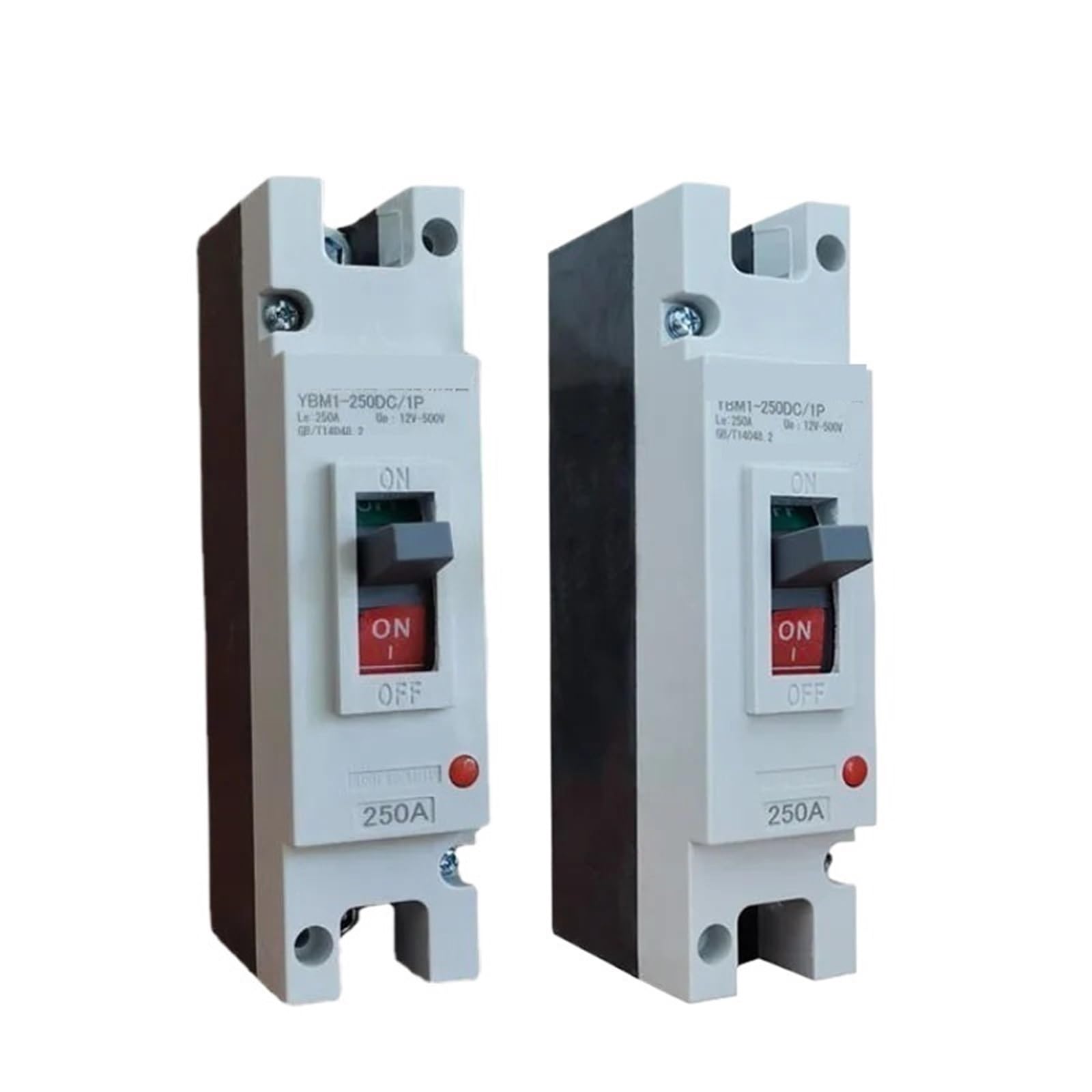 Disjoncteur CC protection 12V 48V 500V boîtier plastique sectionneur CC 125A