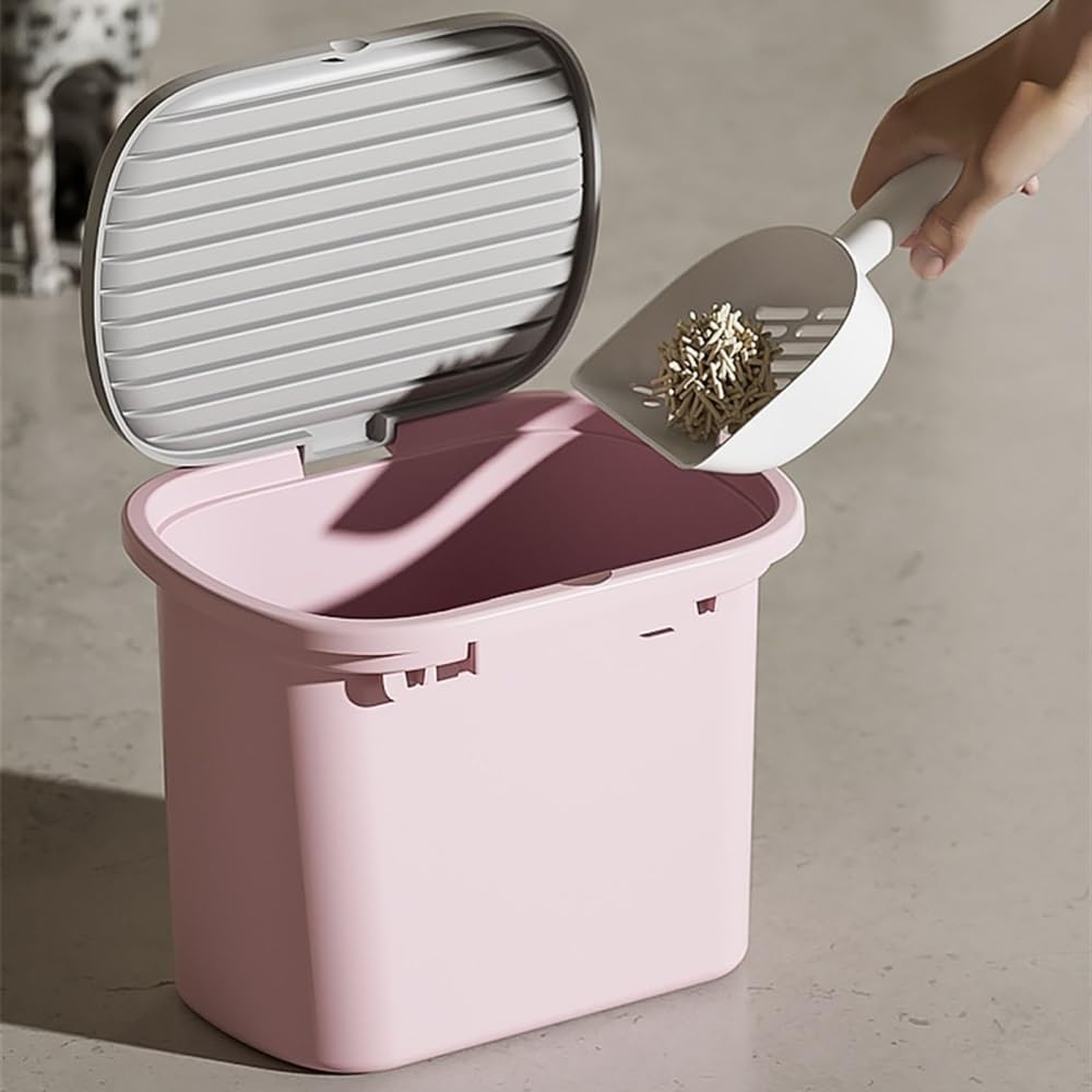 Exclusivo para Gatos y Perros Caja de Arena for Gatos Pared Alta XL, Caja antisalpicaduras for, Bandeja for Lados Altos Grandes, for Varios, Gigante para Interiores(Purple)
