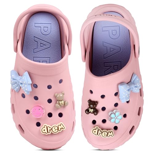 CASSIEY Women's Pink Clogs - 6 UK