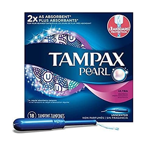Tampax Pearl Ultra Absorbent Tampons Cover