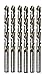 Irwin Tools 60126ZR 13/32-Inch Bright 118-Degree Jobber Length, Pack of 6