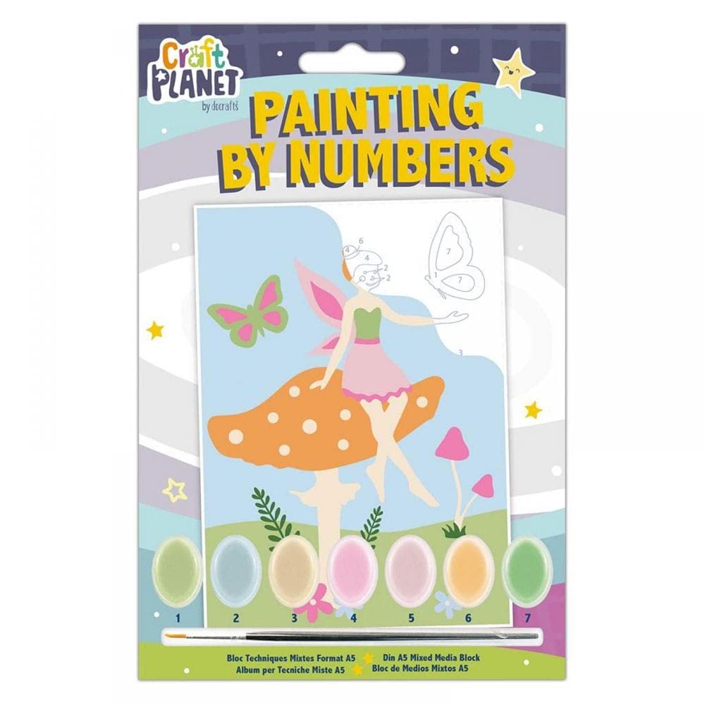 Craft Planet Mini Paint by Numbers - Fairy