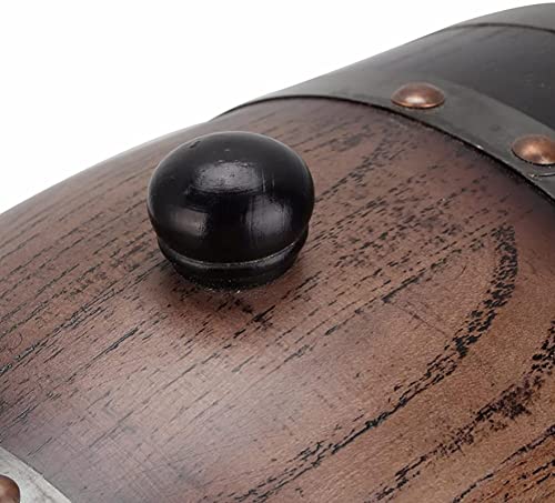 Hao Rizi-wijn maken vaten Houten vat Vintage Gestreepte Brandy Whisky Barrel Oak Wine Ton Container met kraan Wijnaccessoires - Image 7