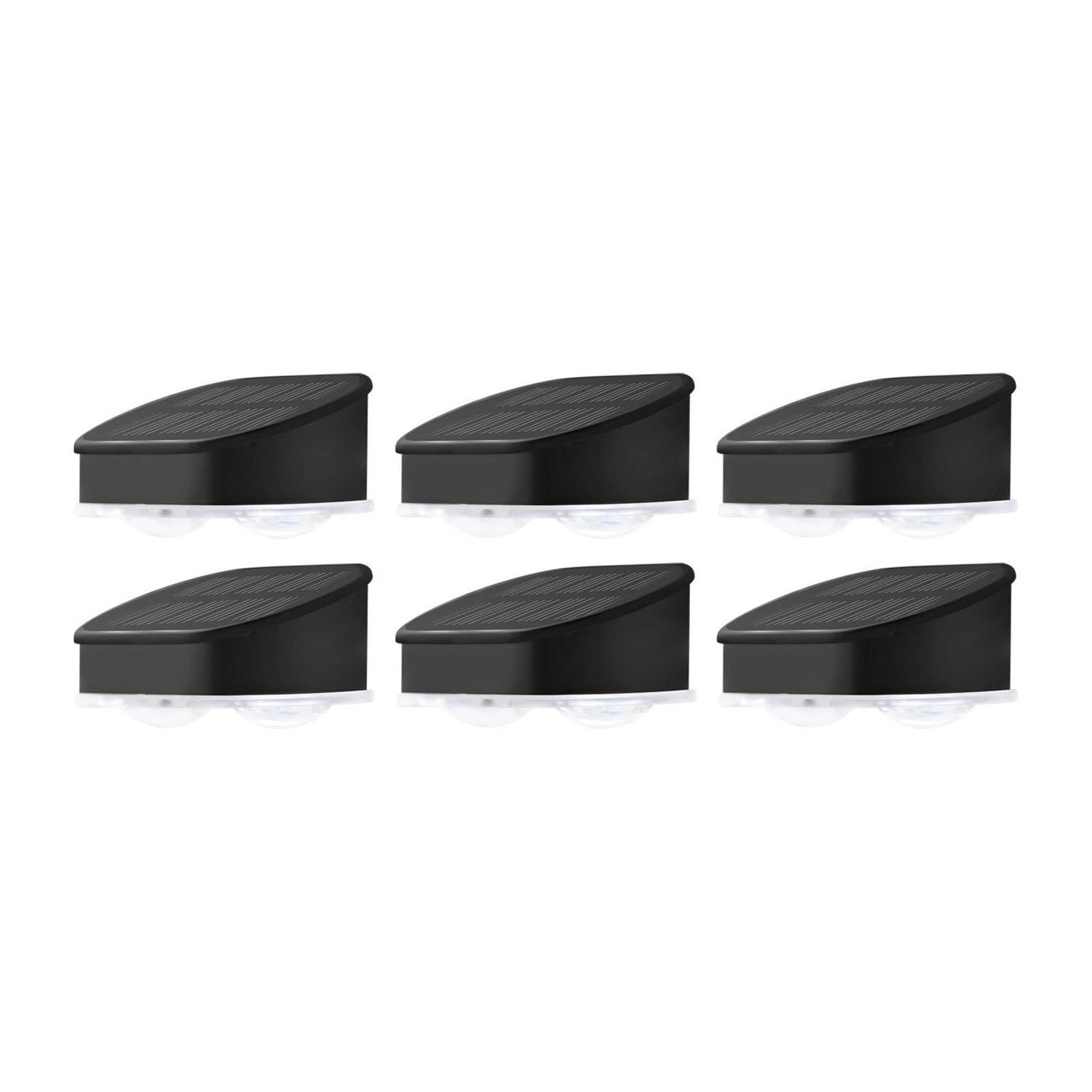 Lampada LED Solare per Esterni, Impermeabile, per Decorazione Giardino, Super Luminosa, per Numero civico di Villa, Balcone, Luce Solare, Illuminazione da Parete (3 Pezzi, Luce fre