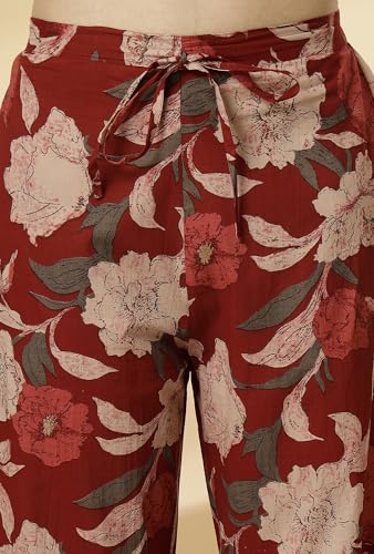 Image of Pistaa's Women Summery Floral Cotton Co-ord Set