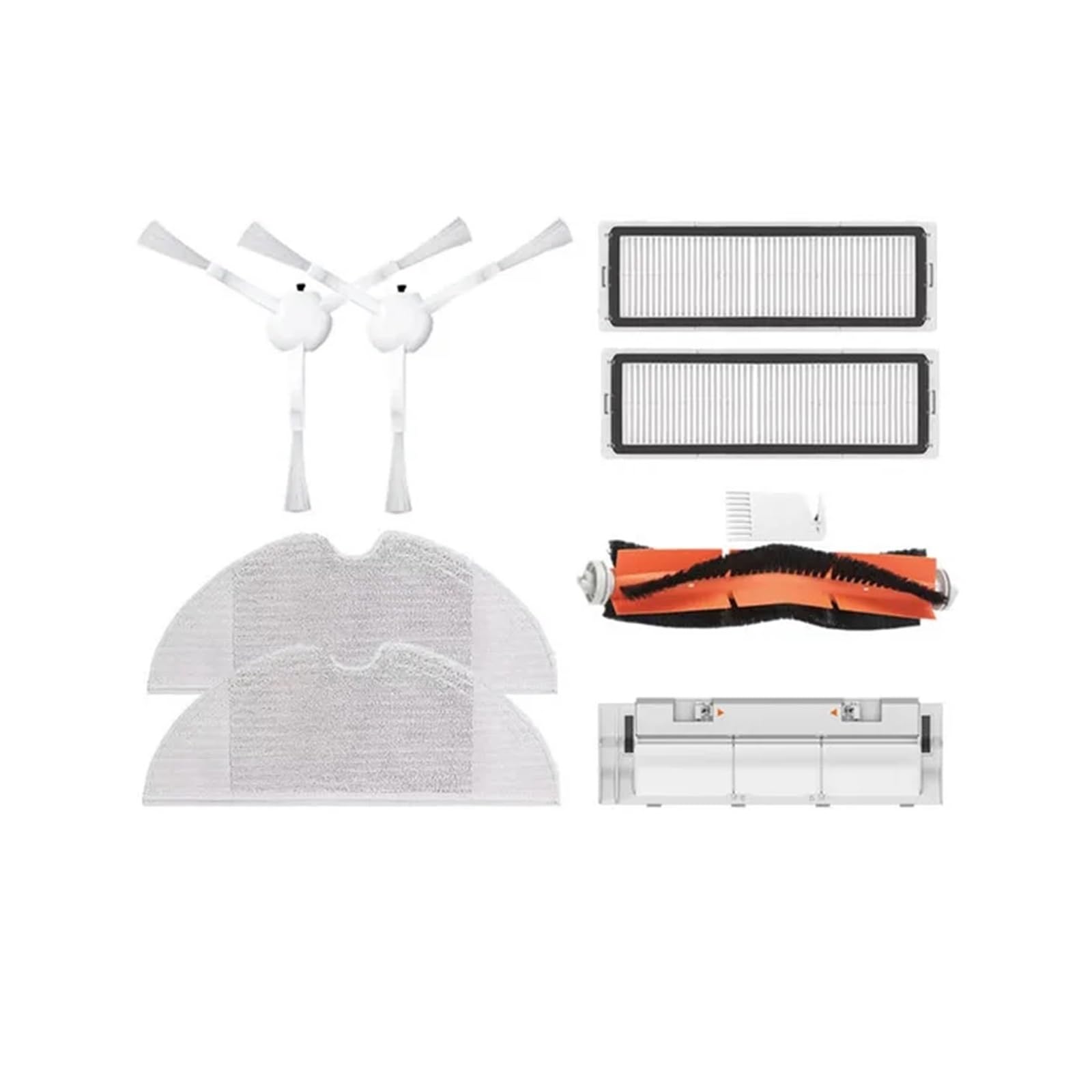 Główna Szczotka Boczna Odkurzacza, Pasująca Do Xiaomi, 1C 2C STYTJ01ZHM/Dreame F9 Robot Filtrujący Szczotka Do Mopa Części Do Czyszczenia Zbiornika Wody szczotki próżniowe i filtr(Parts Pack 2)