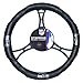 Officially Licensed NFL Seattle Seahawks Steering Wheel Cover, 14.5" - 15.5", Black