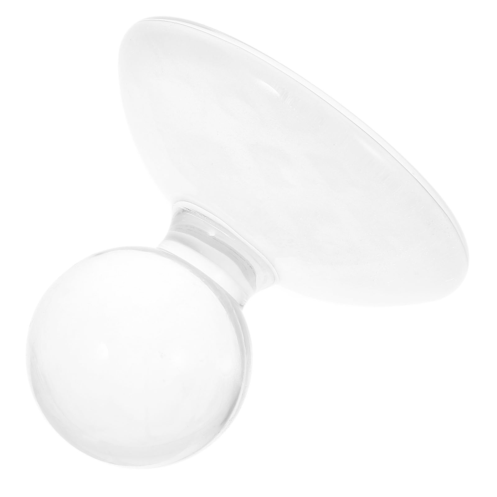 POPETPOP Mortero de Cristal para Especias y Hierbas Agarre Cómodo y Resistencia al Desgaste, Adecuado para Farmacias y Laboratorios