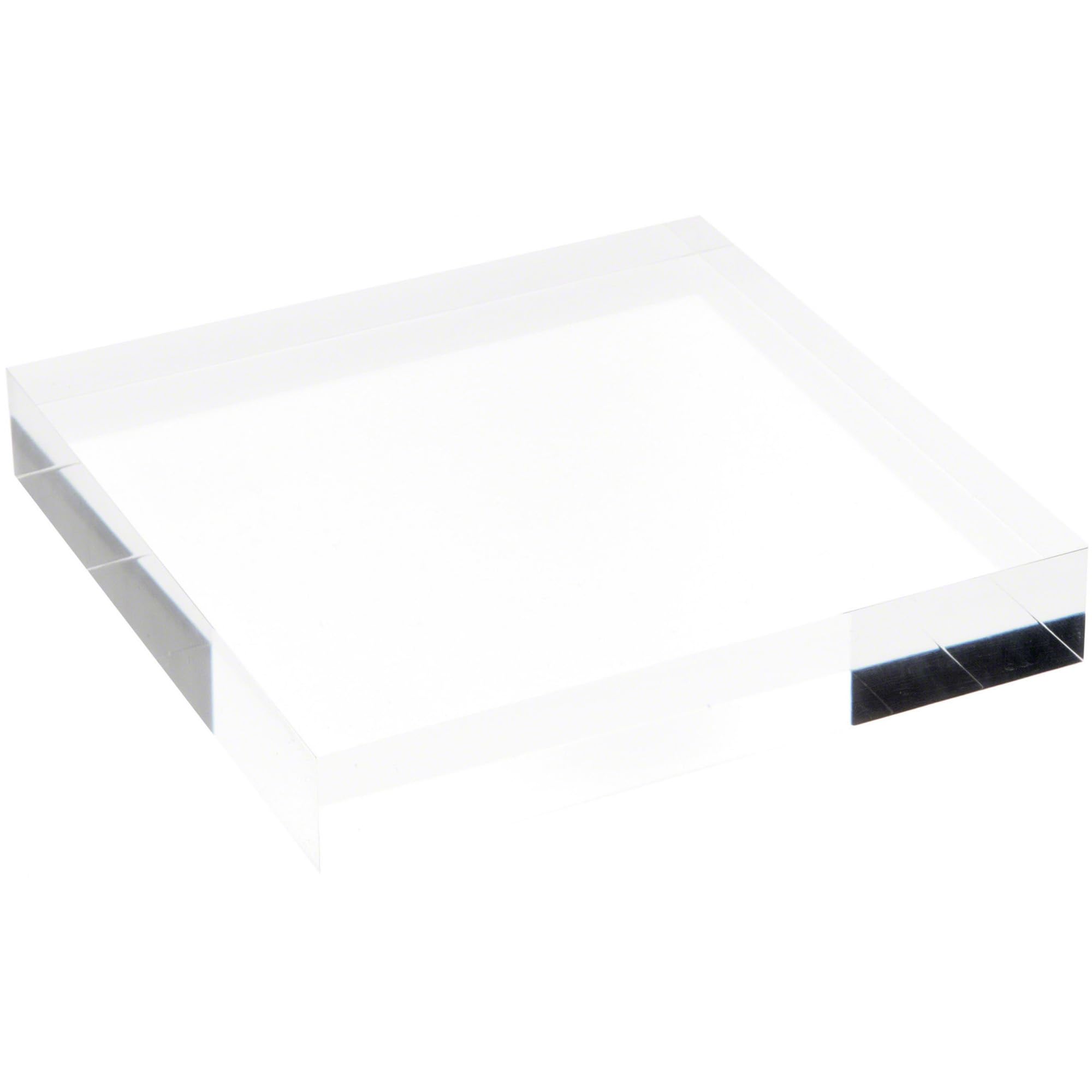 plymor marca claro pulido acrílico cuadrado o rectangular pantalla bloque