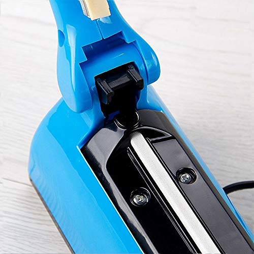 LabZhang 8inch Impulse Bag Sealer,Impulse Heat Sealer,Manual Poly Bag Heat Sealer Heat Seal Closer with 1 Replacement Kit,Blue - Thumbnail 2
